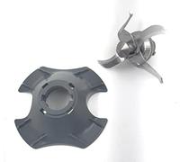 Lames en acier inoxydable avec joint en caoutchouc compatibles avec THERMOMIX TM21 + base de verre/lames