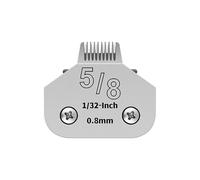 Lames en acier inoxydable détachables pour le toilettage de chiens de compagnie, compatibles avec Andis taille 5/8 longueur de coupe 1/32 pouces(0,8 mm), compatibles avec Oster A5/Heiniger/moser