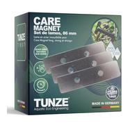 Lames en Acier Inoxydable TUNZE I 3 Lames de Rechange pour TUNZE Care Magnet I Lames arrondies I Nettoyeur de vitres Fin avec Risque de Rayures Fortement réduit