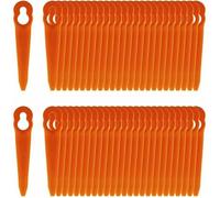 Lames en plastique pour coupe-bordure - Unbrand - Lot de 100 lames - Compatibles avec Stihl PolyCut 2-2 et 3-2