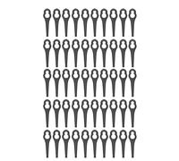 Lames en plastique pour coupe gazon, pièces de tondeuse à gazon pour BOSCH ALM 28 30 (noir), 50 pièces