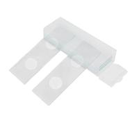 Lames en verre vierges Double Concave réutilisables, 5 pièces, for Microscope biologique, consommables de laboratoire for échantillons liquides