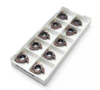Lames filetées 16IRM 16ERM AG60 AG55 TT9030, Inserts en carbure pour acier inoxydable 16IR 16ER AH725, outil de tour à métal filetage Plaquettes de Carbure CNC(16ER AG60 AH725)