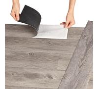 Lames Laminées PVC Vinyle Design Revêtement de Sol Adhésif Compatible au Plancher Chauffant 42 Pièces 5,85 m² Grey Alaska Oak Chêne Gris d'Alaska