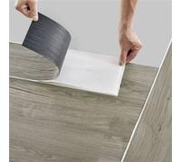 Lames Laminées PVC Vinyle Design Revêtement de Sol Adhésif Compatible au Plancher Chauffant 7 Pièces 0,975 m² Natural Oak Chêne Naturel [neu.holz] G