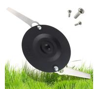 Lames Métal Coupe Bordure, yisight 2 Pcs lame coupe bordure, y compris disque de coupe, Lame Tondeuse à Gazon Universelle, Remplacement des Lames de Strimmer d'Herbe