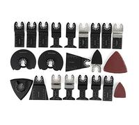 Lames Multitool 18Pcs Lames de Scie Oscillantes Multitool Accessoires pour Outils Oscillants pour Worx, Bosch, Fein Multimaster, etc.