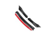Lames Pare-Choc Avant Déflecteurs Spoiler Kit Carrosserie Diffuseur pour Mazda 3 pour Axela 6 pour Atenza pour MX5 RX8 pour Miata 323 POMPOMPUR(Black and Red)