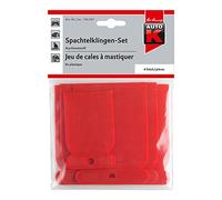 Lames Plastique - Spatules pour mastic de carrossier (Set de Lames plastiques ou métal largeur 5 / 5 / 10 et 12 cms)