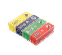 Lames préparées HUIOP 48 pcs/Ensemble Plastique Préparé Microscope Diapositives Animaux Insectes Plantes Échantillon Échantillons Diapositives Ensemble avec des Étiquettes de Couleur pour Les Enfant
