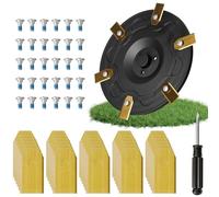 Lames robot tondeuse pour Compatible avec Segway Navimow i105E, i108E, i110N, i205 AWD, i208 AWD, Disque de Lame+30 Lames+30 vis, Accessoires pour tondeuses robotisées, Robot de Tonte Pièces Détachées