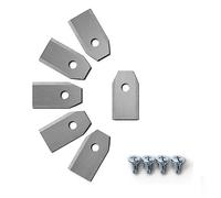 Lames robot tondeuse pour Husqvarna/Automower，Lame robot tondeuse pour Husqvarna 305, 308 Lames De Rechange, Lame De Rechange (Couleur : argent, Taille : 0.75mm-18pcs)