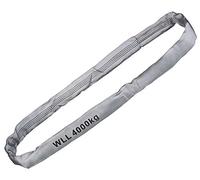 Lames rondes WLL 4000 kg, gris, longueur 4 m, circonférence 8 m