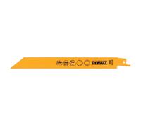 DeWALT DT2354 HCS 203 x 1,4 mm Lames de scie sabre pour métal 5 Pieces