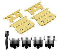 Lames T Outliner pour Andis T Outliner, Andis GTX, T Outliner Lame de rechange pour Andis GTX (lame en T en acier doré + lame en acier doré)