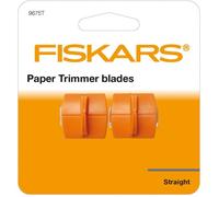 Fiskars Lames de rechange originales pour massicots, 2 unités, Coupe droite, High Profile TripleTrack, Orange, 1003904