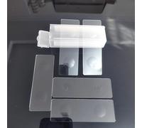 Lames vierges de Microscope Concave simple et Double en verre réutilisables, 5 pièces, for la Science du Bio-microscope, lames de Microscope biologique