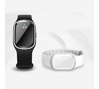 LAMF Lot de 2 bracelets anti-moustiques à ultrasons pour enfants et adultes, bracelet électronique anti-moustiques avec câble de charge USB, non toxique et étanche, parfait pour la protection