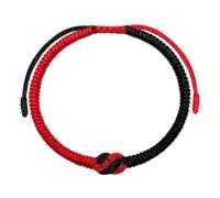 LAMIBEE Bracelet Infinity Love multicolore pour homme et femme, bracelet tibétain porte-bonheur avec nœud en fil tissé pour ami et couple, paix et protection, 7 cm x 2 cm x 7 cm, Fibre synthétique