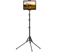 Lamicall Support pour Trépied iPad Pliable - Réglable en Hauteur et Rotation à 360°, Support de Sol pour Tablette 4,7-13", iPad Air Mini, Switch, iPhone, Tablet, Noir