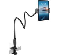 Lamicall Support Tablette avec Col de Cygne - [Base Stable, Bras Flexible] | Design Tube Conique, 85cm Support iPad pour Lit, 360° Rotation, pour iPad Pro/Air/Mini, Kindle, Autres Appareils 4,7-13"