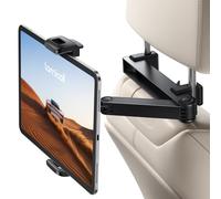 Lamicall Support Tablette Voiture pour Appuie-tête - [Verrouillable] [2024 Bras Extensible Biaxial] 360° Rotation, Support pour iPad Pro, Air, Mini, Switch, Autre 4,7 à 13" Téléphones et Tablette
