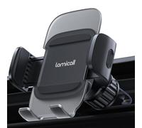 Lamicall Support Téléphone Voiture de Grille d'Aération - [Pince à Ressort] | Libération Rapide, 360° Rotation, Porte Universel Téléphone Voiture pour iPhone 18 17 16 15 14, Huawei, 4-7” Smartphones