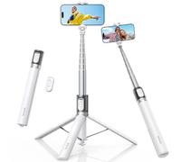 Lamicall Trepied Smartphone, Perche à Selfie - [Ouverture Automatique] 165cm Trépied Portable Extensible avec Télécommande sans Fil & Griffe Froide, Aluminium, 360° Rotation, pour iPhone/Samsung