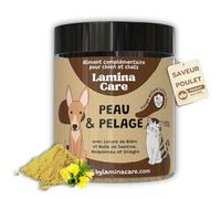Lamina Care - Remède Anti Demangeaison Chien avec Levure de Biere Chien et Huile de Poisson Chat, Solution Naturel Anti Demangeaison Chat et pour Une Peau Saine et Un Pelage Brillant avec Fish Oil
