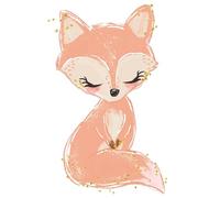 Lámina infantil ilustracion zorro