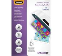 Laminating Pouches,A3 Size,80 Micron,Pack of 25 Laminating Sheets,Gloss Finish,ImageLast Aspect High Quality Technology,Ideal for Photos and Posters