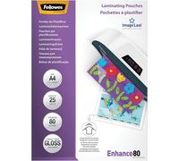 Laminating Pouches,A4 Size,80 Micron,Pack of 25 Laminating Sheets,Gloss Finish,ImageLast Aspect High Quality Technology,Ideal for Photos and Posters