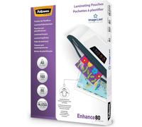 Laminating Pouches A5 Size 80 Micron Pack of 100 Laminating Sheets,Gloss Finish,ImageLast Aspect High Quality Technology,Ideal for Photos and Posters