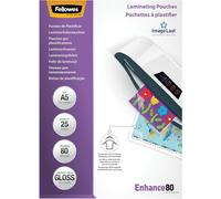 Laminating Pouches A5 Size 80 Micron Pack of 25 Laminating Sheets,Gloss Finish,ImageLast Aspect High Quality Technology,Ideal for Photos and Posters
