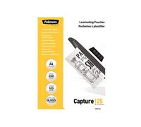 Fellowes Pochettes de plastification Capture 125 micron - A4 - 250