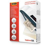 Laminating Pouches Glossy 125 Microns 75 X 105 Mm (Badge Size) Per 100