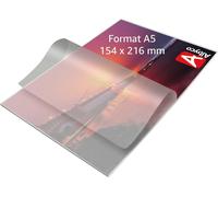 Laminating Pouches-Laminator Pouches A5 (154 X 216 Mm)-Thickness 2 X 125 (250) Microns,Glossy-Pack Of 100-Plastic Sheet-A5 Laminator Sheet