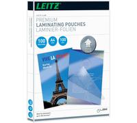 Laminating Pouches,Thick Material 100 Microns (Transparent,Glossy,A4)-Pack Of 100