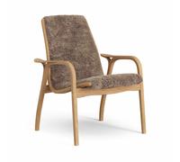 Laminett Fauteuil Chêne Huilé/Sahara/Peau de Mouton