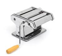 LACOR - 60390 - Machine à Pâtes Fraîches, Laminoir Manuel, Préparation de Pâtes Maison, Acier Inoxydable, Avec Vis de Fixation pour Table, 145 mm