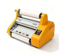 Lamineuse à rouleaux chaud et froid | Lamineuse grand format 330 mm | Préparation 3-4 min | Réglable 0-150°C | Avec affichage numérique | Pour affiches, photos, contrats