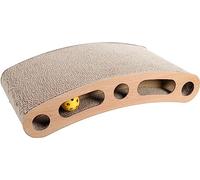 lamingo - Jouet à Griffer pour Chat Crabi - Idéal pour Bengal, Siamois, Ragdoll et British Shorthair - Marron, 41 x 22 x 9 cm