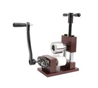 Laminoir à Bijoux Compact, Rouge Rose, Tige En Caoutchouc | Rouleaux Cylindriques Lisses, Robuste, Machine à Cintrer les Bagues, pour Établi, Bijoutiers