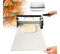 Laminoir À Croissants Pâte Manuel Pliable, Machine Laminer La Manuelle, Épaisseur Réglable De 0-27 Mm, Usage Commercial Et Domestique