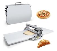 Laminoir à épaisseur réglable, machine à laminer la pâte pliable, avec plaque de laminage, machine à laminer la pâte manuelle, pour pizzas, croissants Type300