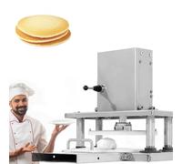 Laminoir à pâte à pizza électrique, 22 cm, laminoir professionnel, machine à pâte en acier inoxydable, plaque de pression antiadhésive, pour gâteaux, tortillas, pain