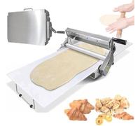 Laminoir à PâTe Compact manuel pliable, usage commercial et domestique, pour pâtisserie et fondant, épaisseur réglable 0-17,5 mm/0-27 mm, laminoir en acier inoxydable pour croissants et pâte