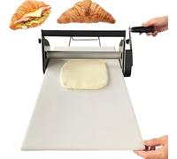 Laminoir à Pâte De Comptoir en Acier Inoxydable, Laminoir Compact Cet Appareil Manuel Ne Nécessite Aucune électricité Il Peut être Plié Facilement pour Un Rangement Facile,Rs101