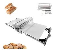 Laminoir à PâTe éLectrique Professionnel,Pate FeuilletéE De Buyer Inox A Pizza Laminoir Pliable Usage Commercial Et Domestique Avec Niveaux D'éPaisseur RéGlable,Pour Boulangeries Et PâTisseries