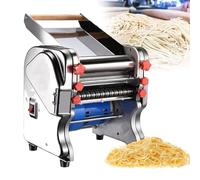 Laminoir à PâTe éLectrique Professionnel Pour Pizza 550 W, Presse à PâTes, Machine à PâTes 16/18/20 Cm, Automatique, Adapté Aux PâTes, Pizzas Et Nouilles(FKM160)
